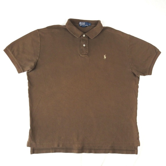 Polo Ralph Lauren Other - Polo by Ralph Lauren Mens Short Sleeve Shirt Brown